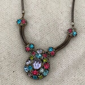 Elegant Multicolor Statement Necklace